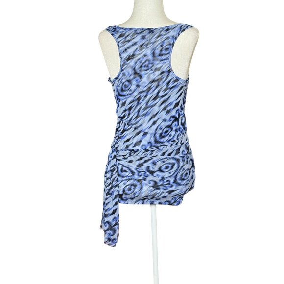 NEW Womens M I-N-C International Concepts Blue Sleeveless Tank Top Beach Summer - Picture 7 of 9